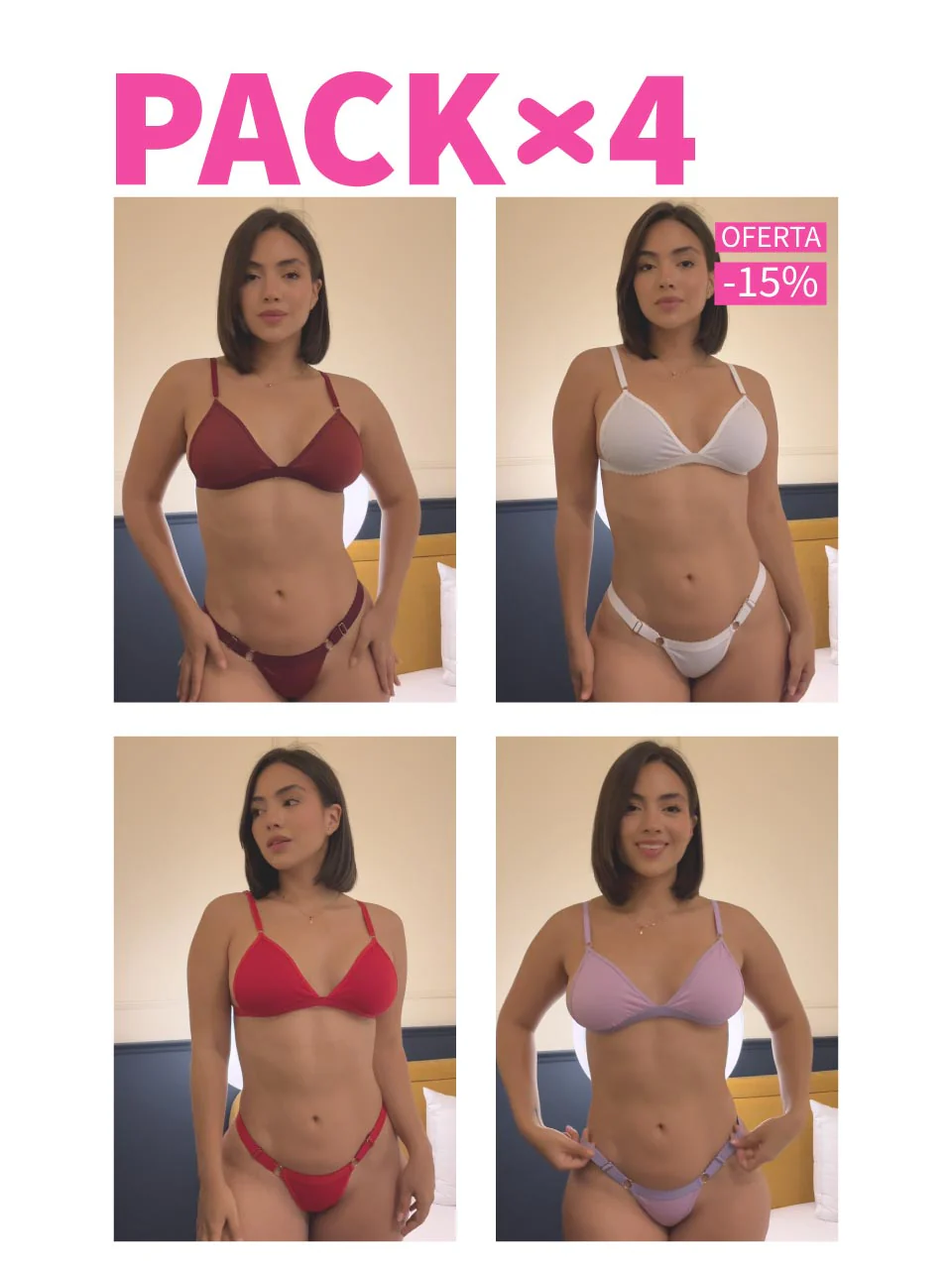 PACK X 4